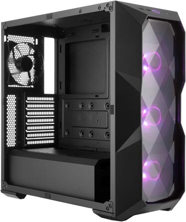 Корпус для ПК Cooler Master MasterBox TD500 Mesh ARGB, 3 вентилятори по 120 мм, загартоване скло, білий (TD500)