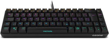 Ozone Gaming Gear Double TAP: Клавіатура + Миша для ігор, RGB підсвітка, AVAGO сенсор, 4000 DPI