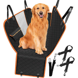 Накладка на сидіння автомобіля для собак, 147 см, водонепроникна, з віконцем, 600D Oxford, для SUV та універсалів