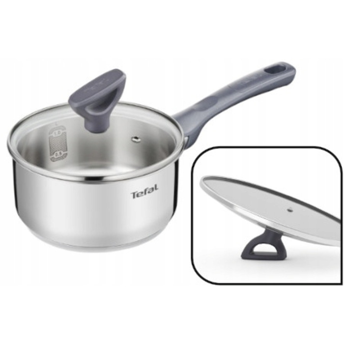 Набір каструль Tefal Daily Cook G713SB45 з нержавіючої сталі, 11 предметів