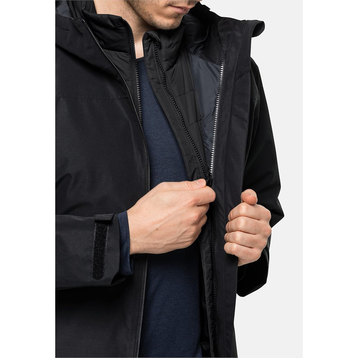 Куртка Jack Wolfskin Bergland Ins Vest M (Чоловіча, Чорна) - 1 шт.