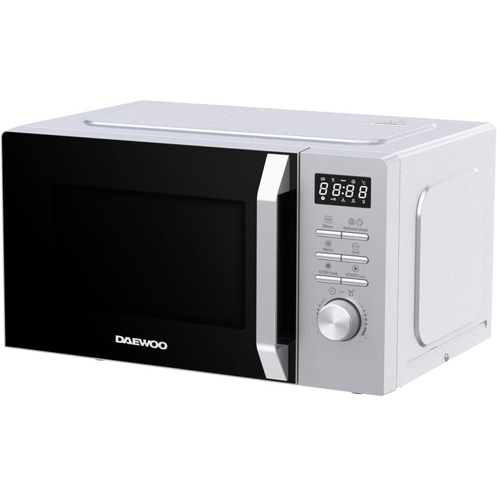Мікрохвильова піч Daewoo MD-FC206SB 20L, 700W, з грилем, срібна