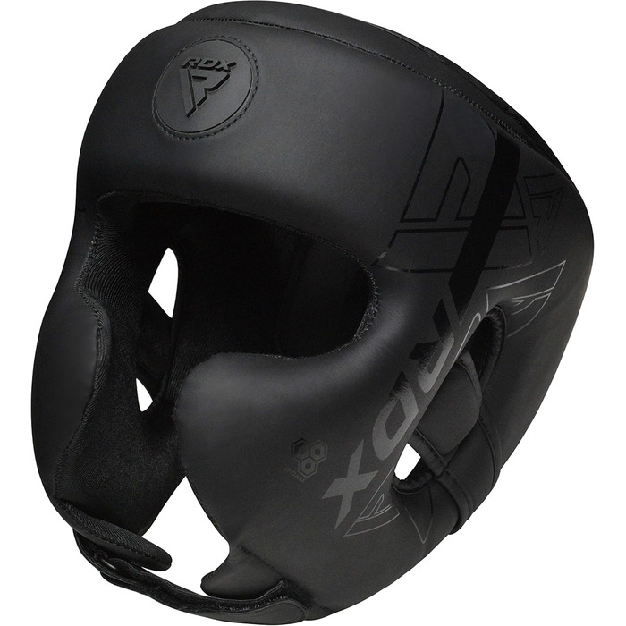 RDX Headgear for Kickboxing, Combat Sports, MMA Training - Maya Hide Sparring Head Protector for Boxing, Krav Maga, Muay Thai, Karate, and Taekwondo