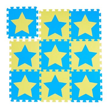 Relaxdays Puzzle Mat Stars