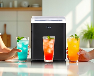 Льодогенератор Eldom Ideal IK2000, чорний, 100 Вт
