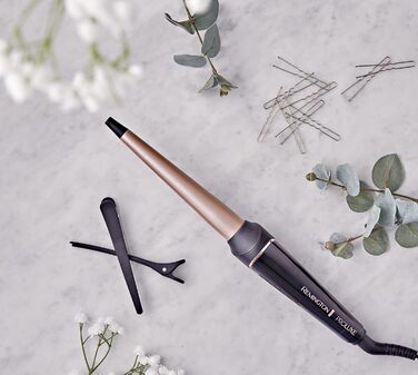 Випрямляч для волосся Remington Proluxe S9150B з широкими керамічними пластинами (110 x 50 мм), технологія OPTIheat, цифровий дисплей