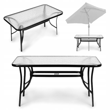 Металевий прямокутний стіл MultiGarden, 120 x 70 x 71 см