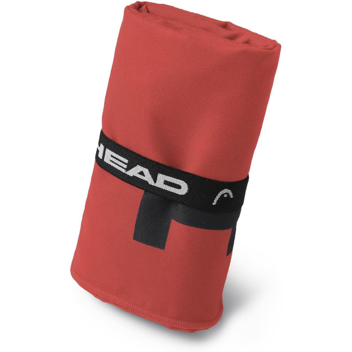 Рушник для дому Osama Home Head Active з гумкою, комплект мікрофібрових рушників. М'який, легкий, швидковисихаючий фітнес-рушник, вбираючий рушник для душу, компактні рушники для подорожей (70x140 см, Червоний Лава)