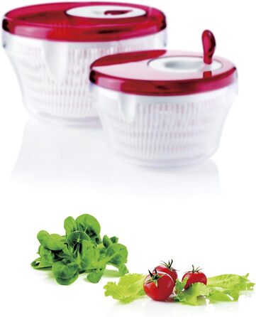 Сушарка для салату Guzzini Kitchen Active Design, 28x18 см, сіра