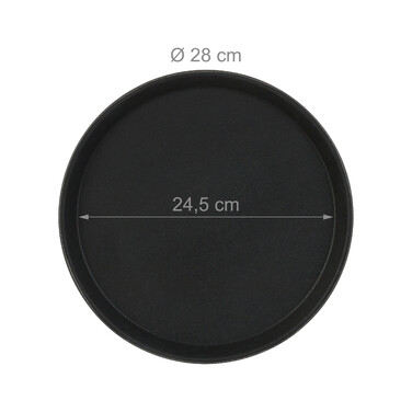 Relaxdays Round Serving Tray, 5-Piece Set, 28 cm