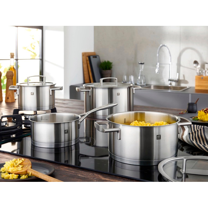 Набір кухонного посуду Zwilling Vitality, 5 предметів, нержавіюча сталь, індукційне дно, сріблястий