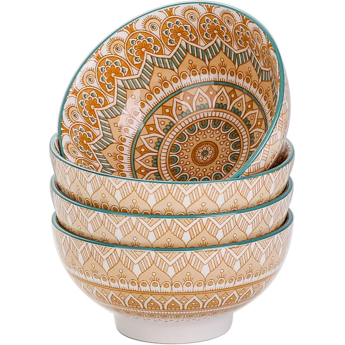 Сервіз столовий порцеляновий Vancasso MANDALA, 32 елементи, для 8 осіб, ручної роботи, богемський стиль