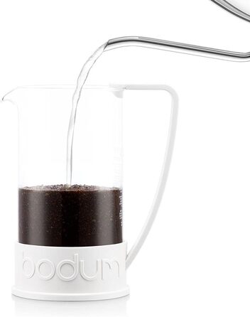 Френч-прес Bodum BRAZIL, 1 л, з нержавіючим фільтром, кремовий колір