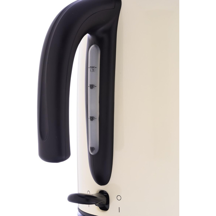 Електричний чайник Russell Hobbs 1.7л, 2400W, Edelstahl Creme, з функцією швидкого кип'ятіння, фільтр від накипу, оптимальна виливна горловина, індикатор рівня води