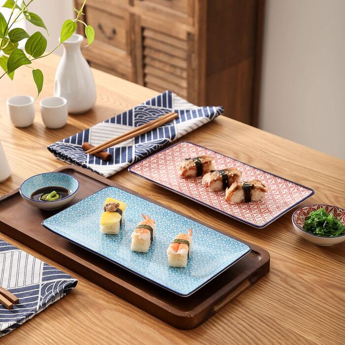 Набір посуду Vancasso HARUKA Sushi Set для суші (2 персони), порцеляна, Японія