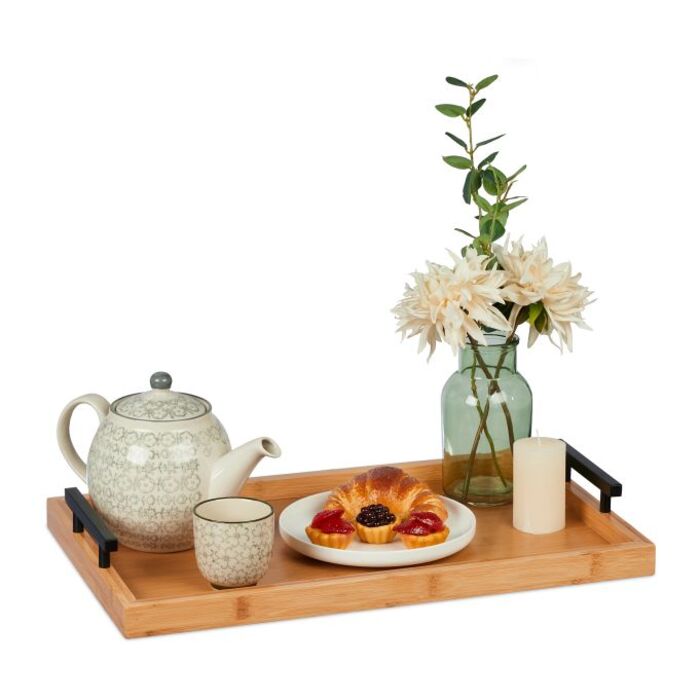 Relaxdays Bamboo Tablet