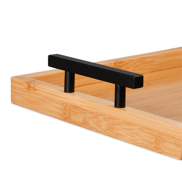 Relaxdays Set of 3 Bamboo Coasters