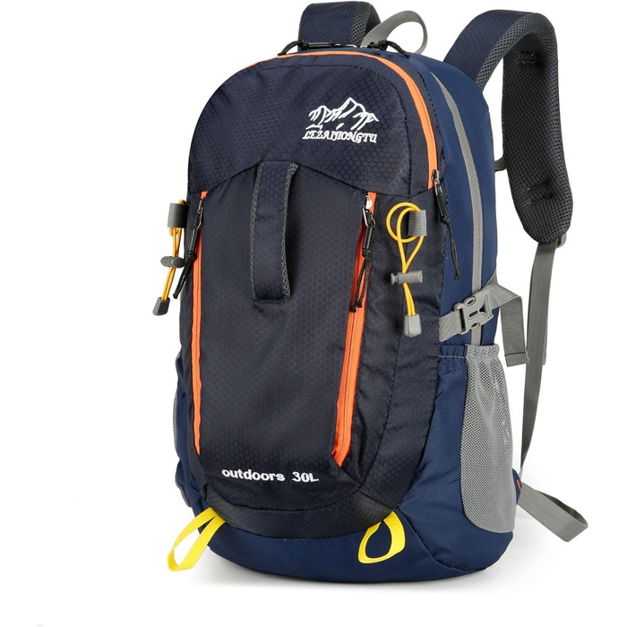Водонепроникний туристичний рюкзак 30л для чоловіків і жінок Wanderrucksack – легкий рюкзак для походів, подорожей, спорту, кемпінгу, велоспорту, скелелазіння, синій