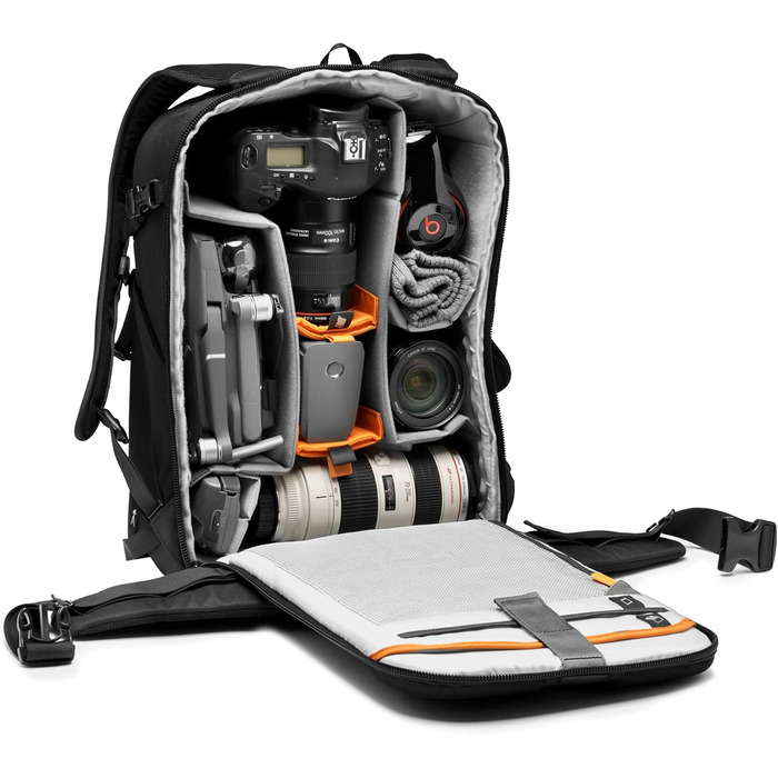 Рюкзак для камери Lowepro Flipside: для бездзеркальних камер, DSLR, дронів, ноутбуків, аксесуарів та штативів