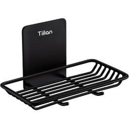 Тримач для мила на стіну - Edelstahl (чорний) | Edelstahl, самоклеючі, для ванної кімнати