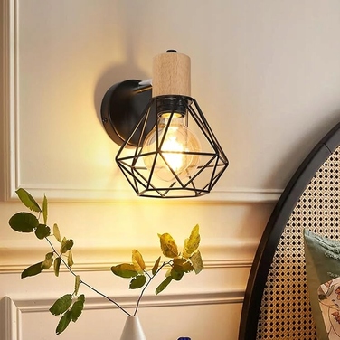 Стільний настінний світильник LOFT LED (E27) з лампочками, інтер'єрний бра