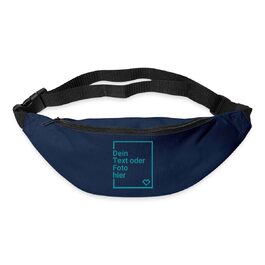 Персоналізована бананка від Spreadshirt: створіть свій дизайн з фото або текстом, колір Navy, One Size