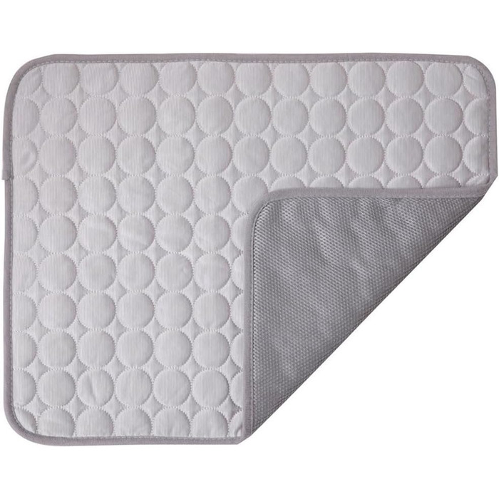 Килимок охолоджуючий для собак 150x100 см, самоохолоджуючий, для собак та котів, миючий, сірий (M)