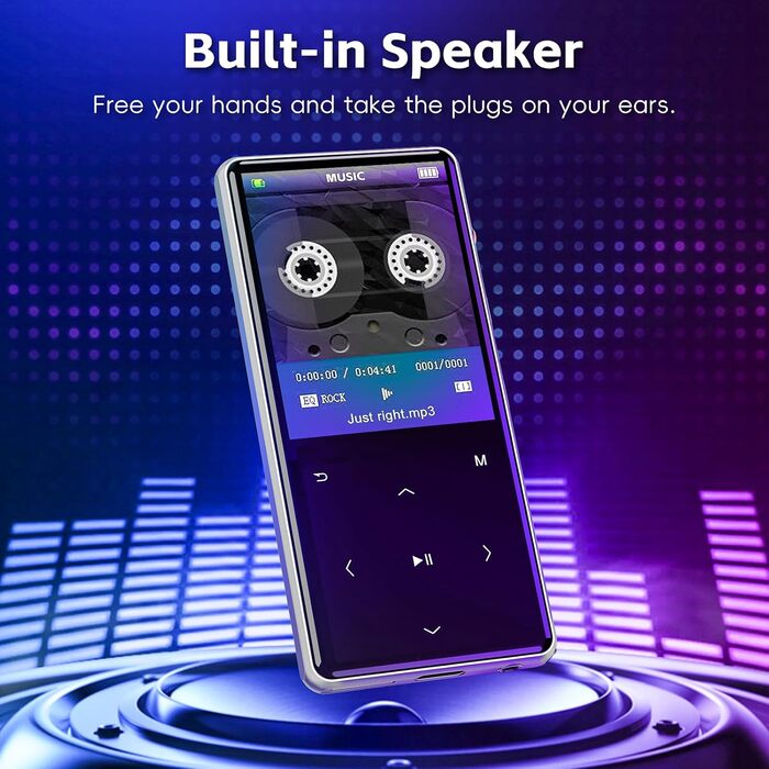 MP3 плеєр HiFi WALKER M7 128GB з Bluetooth 5.0, 2.4
