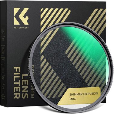 Фільтр K&F CONCEPT Shimmer Diffusion 67mm для відео та портретної зйомки (Nano-Xcel)