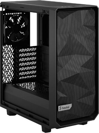 Корпус для ПК Fractal Design Meshify 2 Compact Black ATX, Mid Tower, високий повітряний потік, глуха бічна панель