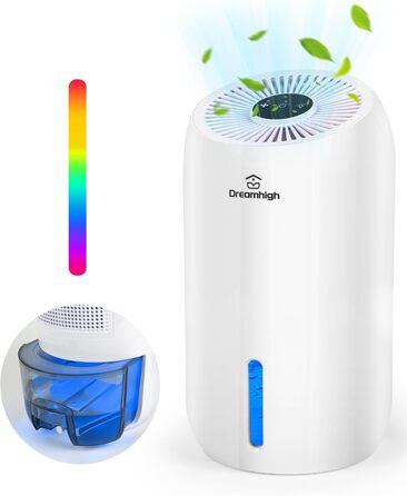 Електричний осушувач повітря Dreamhigh® 1.6L для ванної, підвалу, спальні (35 м²)