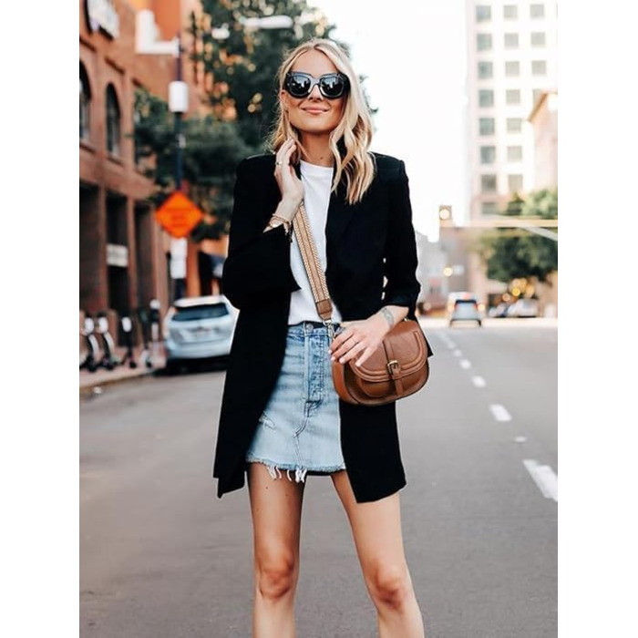 Сумка жіноча AFKOMST через плече, блакитна, з регульованим ремінцем, PU шкіра