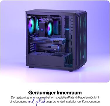 Корпус для ПК ENDORFY Arx 700 ARGB, ATX, загартоване скло, підсвітка ARGB
