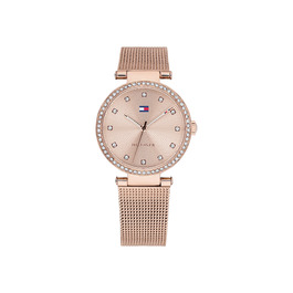 Годинник Tommy Hilfiger для жінок: кварцовий механізм, рожеве золото, сталеве браслет-сітка