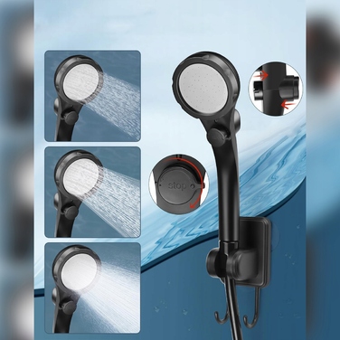 Портативний кемпінговий душ на 20 л з LED-дисплеєм та помпою IPX7