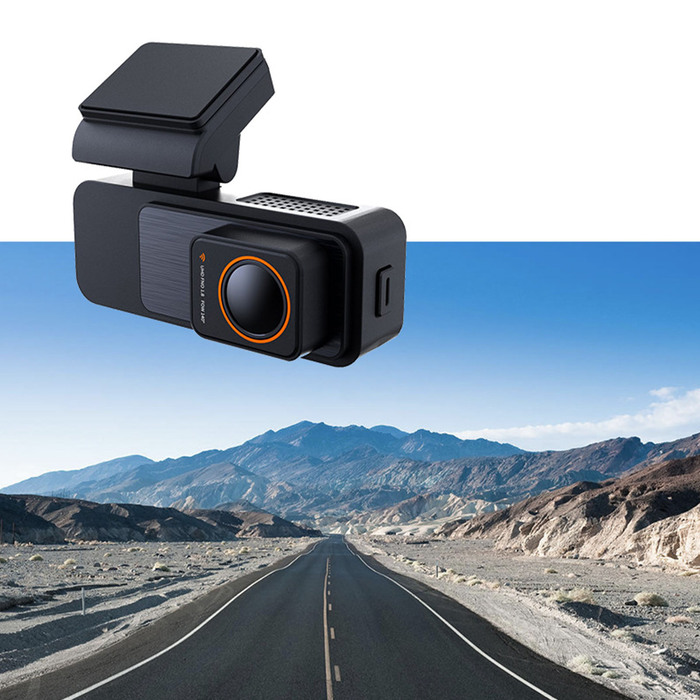 Автомобільний відеореєстратор 4K з GPS, Wi-Fi, G-сенсором та нічним баченням, передня та задня камери HD