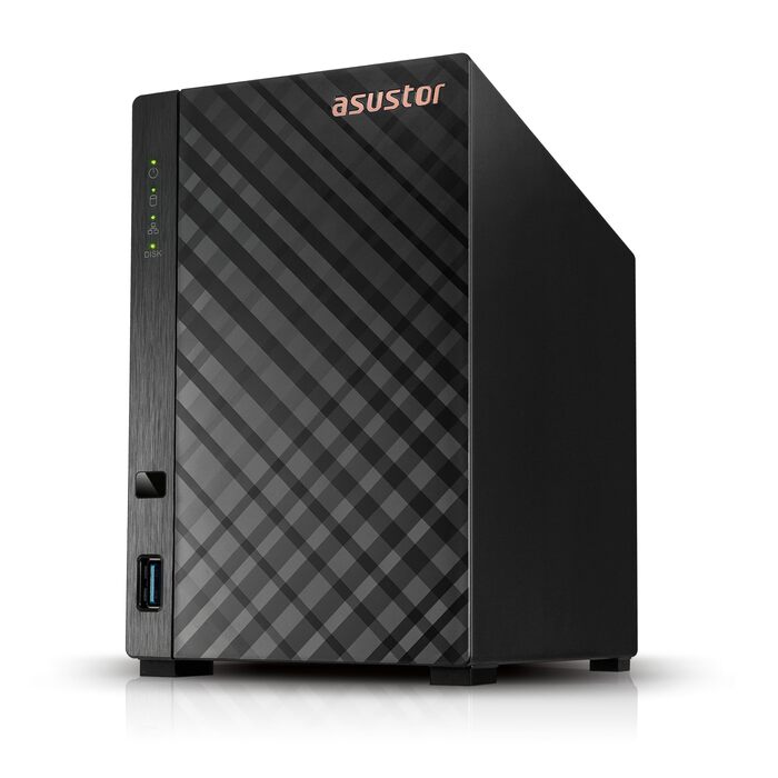 Asustor Drivestor 2 Lite AS1102TL: 2-байовий NAS корпус для мережевого зберігання даних, 1.7GHz Quad Core, 1GbE, 1GB DDR4 RAM