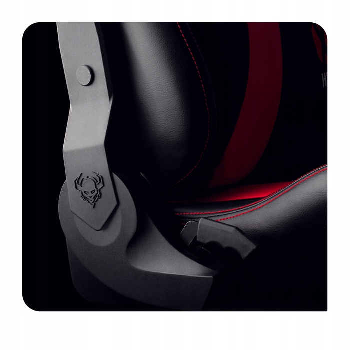 Ігрове крісло Diablo Chairs X-Horn 2.0, штучна шкіра, чорно-червоне