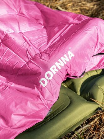 Універсальний спальний мішок для дорослих та дітей на 4 сезони, ultralight спальник для кемпінгу, походів та подорожей (Рожевий)