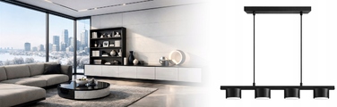 Стеля LED-світильник LEDLUX на 4 цоколі GX53
