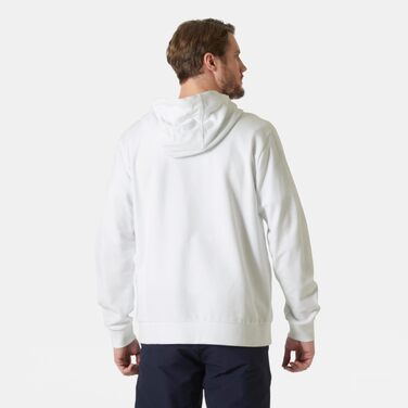 Чоловіча біла толстовка-худі Helly Hansen HH Logo з капюшоном, розмір L