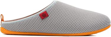 Домашні тапочки Andrés Machado - літні, унісекс, сіро-помаранчеві, з дихаючою сіткою, знімні устілки, EU 37-50