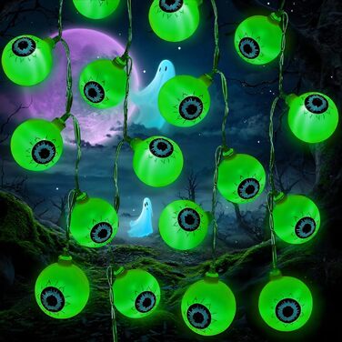 Льохкова гірлянда 300 см з 20 LED, тепле біле світло, для декору, на батарейках, Марокко