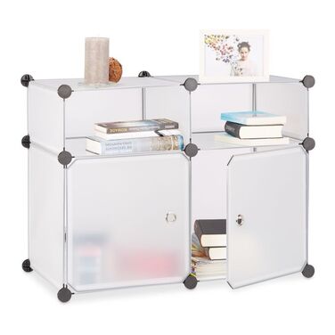 Relaxdays 4-Tier Shelf Organizer