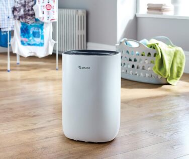 Зволожувач повітря Meaco Ultra Leiser 10L - Електричний зволожувач MeacoDry ABC, 10 літрів, чорний