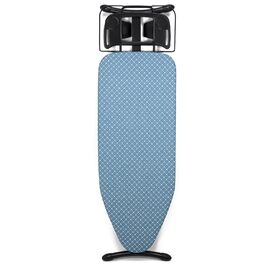 Гладильна дошка Duwee Extra Wide Deluxe з підставкою для праски, термостійкий чохол та товстий фетровий наклад, стабільні ніжки, 117 x 43 см