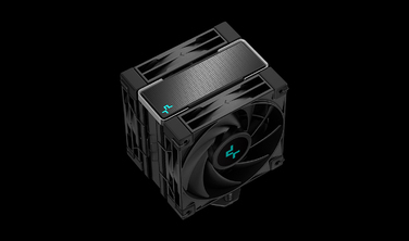 Кулер для процесора Deepcool AK400 Zero Dark Plus, активне охолодження, чорний, TDP 220 Вт