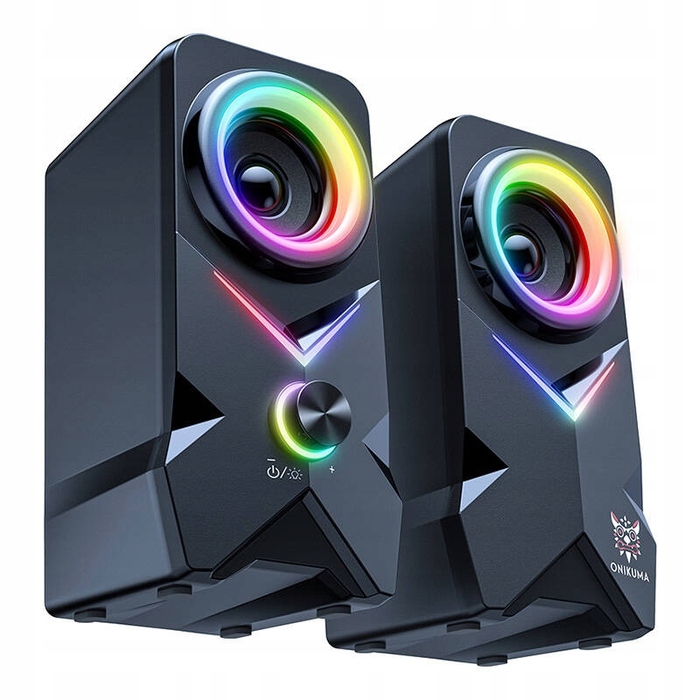 Комп'ютерні колонки Onikuma L2 2.0 Bluetooth USB з RGB-підсвіткою, 10 Вт