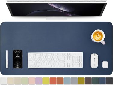 Підкладка для столу з екошкіри, антиковзаюча, 90x43 см, для офісу та дому