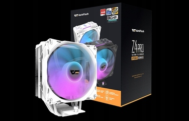 Кулер для процесора darkFlash Z4 Pro Mist White, 4-pin PWM, 5V 3-pin aRGB